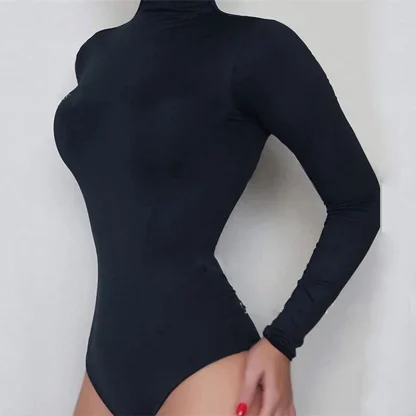 Chic Winter Turtleneck Bodysuit - Image 3