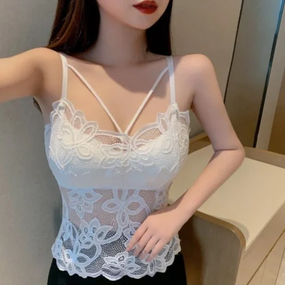 Flirty Lace Padded Camisole