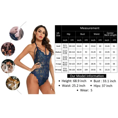 Crotchless One-Piece White Bodysuit - Image 7
